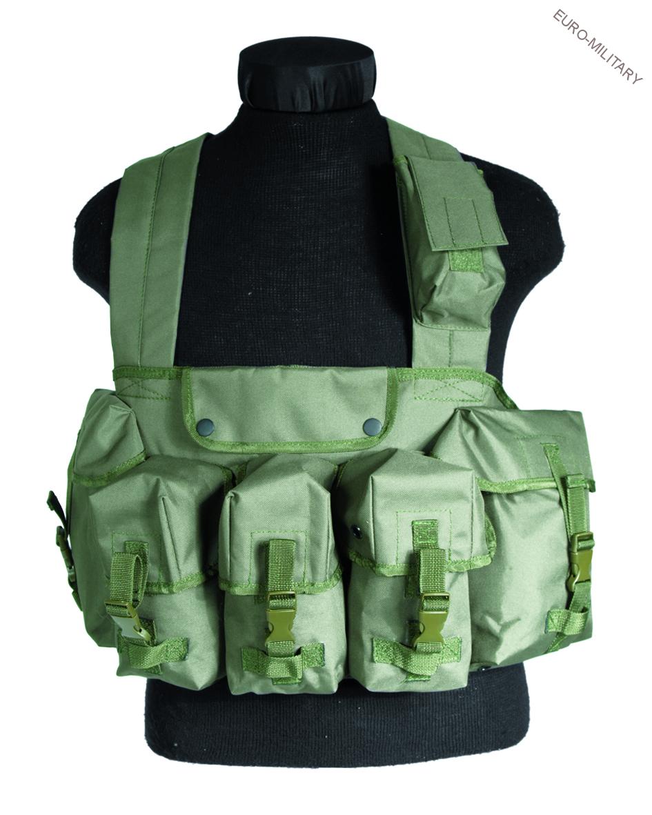 Military & Outdoor Equipment | Tactical Army Chest Rig Vest - Olive